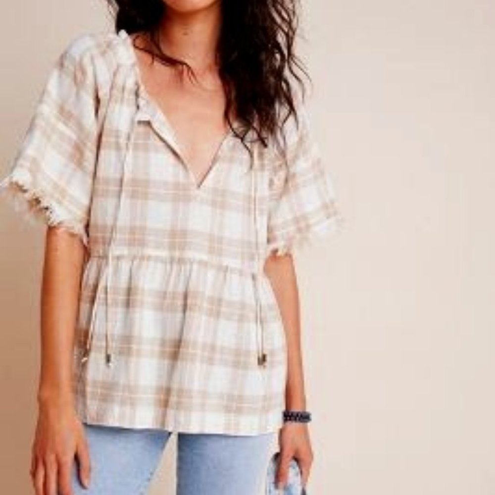 Anthropologie Bette babydoll blouse